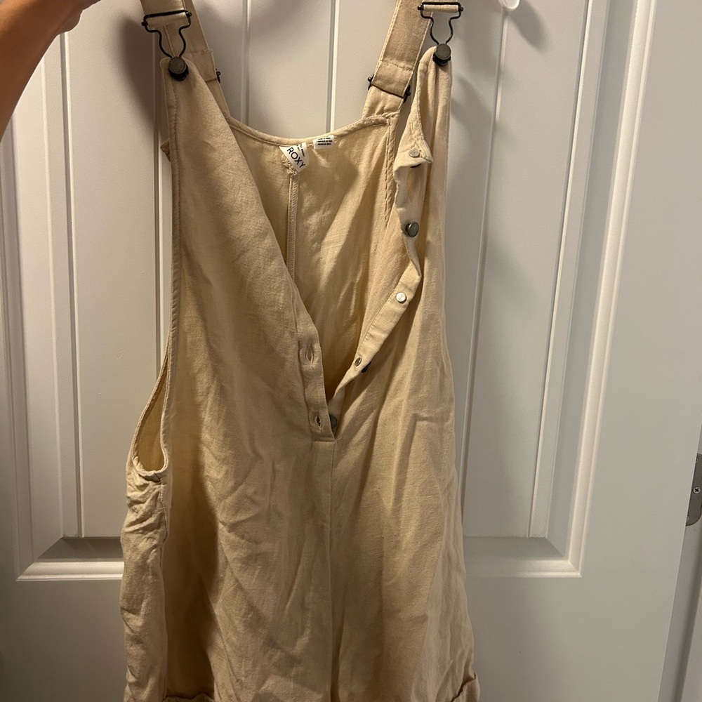 Roxy Cream Button-Down Top